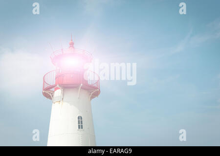 Leuchtturm auf der Insel Sylt, Deutschland Stockfoto