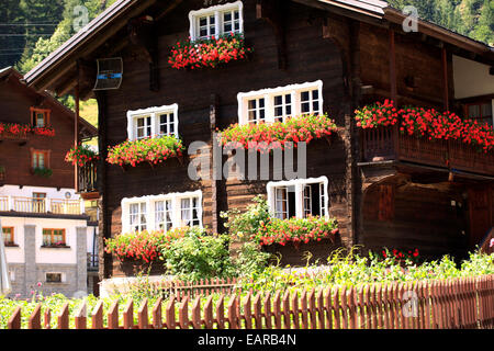 Walserhaus, Ossola Tal, VCO, Formazza Tal, Piemont, Italien Stockfoto