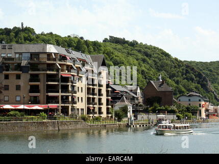 Hotel Appartements an der Maas in Namur. Belgischen Ardennen Stockfoto