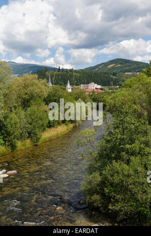 Malta-Fluss, hinter Gmünd im Maltatal-Tal, Maltatal, Gmünd, Spittal ein der Drau, Kärnten, Österreich Stockfoto