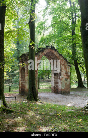 Arkadia Park, Gmina Nieborow Lowicz County, Woiwodschaft Lodz, Polen Stockfoto