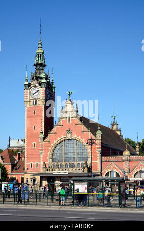 Bahnhof Gdansk Glowny, Danzig, Westpommern, Polen Stockfoto