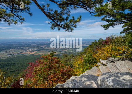 Shenandoah Valley Lookout, Herbst Stockfoto