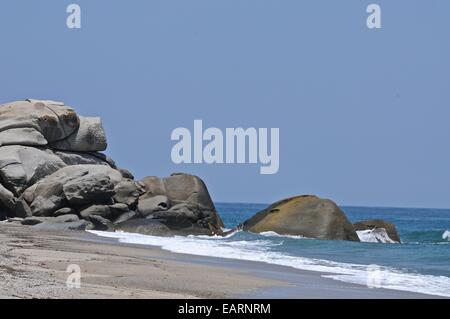 Canaveral Strand im Tayrona National Park Stockfoto