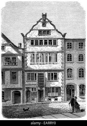 Beethoven-Haus, Bonn, Deutschland, der Geburtsort von Ludwig van Beethoven, 1770-1827, ein deutscher Komponist Stockfoto