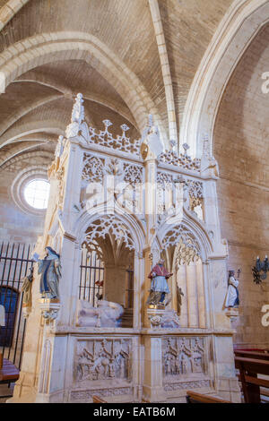 Kloster von San Juan de Ortega in Jakobsweg Burgos, Spanien Stockfoto