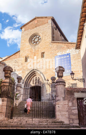 Kirche von San Gil in Burgos Stadt, Jakobsweg, Burgos, Spanien Stockfoto