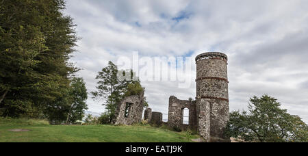 Kinnoull Turm bei Perth in Schottland. Stockfoto