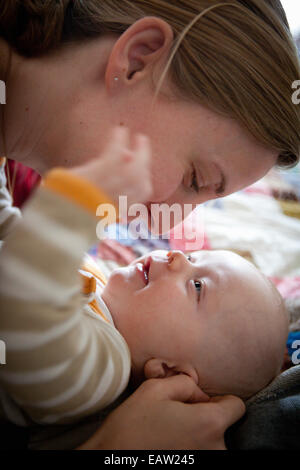 Mutter und baby Stockfoto