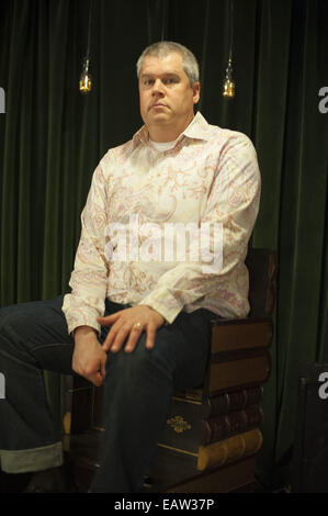 San Francisco, CA, USA. 24. Oktober 2014. Zaubertranklehrers-Handler, Autor von "Wir sind Piraten" und die Lemony Snickett Reihe der Bücher, fotografiert in San Francisco, CA. © Mark Murrmann/ZUMA Draht/Alamy Live News Stockfoto