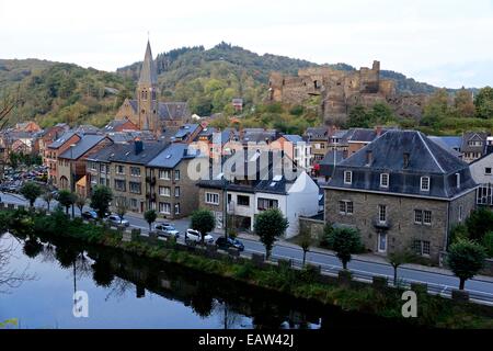 La Roche-En-Ardenne, Belgien, Europa. Stockfoto