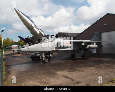 SEPECAT Jaguar XZ357 bei Piet Smits-Sammlung in Baarlo in Niederlanden, pic2 Stockfoto