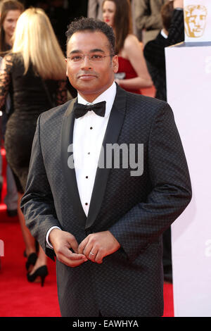 Arqiva British Academy Television Awards 2014 (BAFTA) - Ankünfte mit: Krishnan Guru-Murthy wo: London, Vereinigtes Königreich bei: 18. Mai 2014 Stockfoto