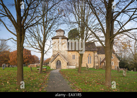 St. Johannes Evangelist-Kirche, Wotton, Surrey, England, UK Stockfoto