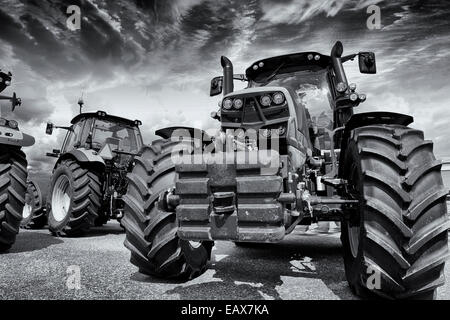 riesige Traktoren, neuesten Stand der Technik Modelle Stockfoto