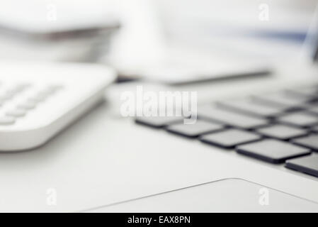 Nahaufnahme der Laptop Computer keyboad Stockfoto