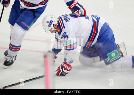 20. November 2014 - Helsinki, Finnland - Ilya Kovalchuk der SKA in der Kontinentalen Hockey-Liga Spiel Jokerit Vs SKA Sankt Petersburg in der Hartwall Arena in Helsinki am 20. November 2014. Matti Raivio / in der ganzen Presse Stockfoto
