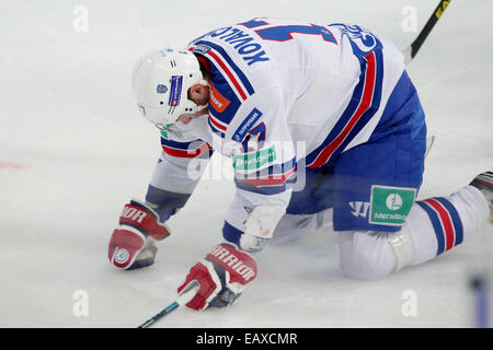 20. November 2014 - Helsinki, Finnland - Ilya Kovalchuk der SKA in der Kontinentalen Hockey-Liga Spiel Jokerit Vs SKA Sankt Petersburg in der Hartwall Arena in Helsinki am 20. November 2014. Matti Raivio / in der ganzen Presse Stockfoto