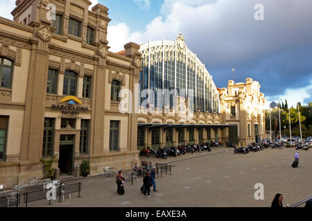 Spanien-Katalonien-Barcelona nostalgische Nord Busbahnhof Estacio del Nord Stockfoto