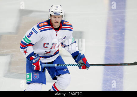 20. November 2014 - Helsinki, Finnland - Tony Martensson Ska in der Kontinentalen Hockey-Liga Spiel Jokerit Vs SKA Sankt Petersburg in der Hartwall Arena in Helsinki am 20. November 2014. Matti Raivio / in der ganzen Presse Stockfoto