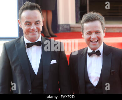 Arqiva British Academy Television Awards im Theatre Royal - Ankünfte mit: Anthony McPartlin, Declan Donnelly wo: London, Ukraine bei: 18. Mai 2014 Stockfoto