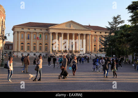 Palazzo Barbieri, städtische Rathaus, Verona, Italien, Veneto. Stockfoto