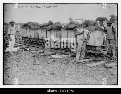 Trinidad - Pitch Lake, LaBrea Punkt 146 Stockfoto