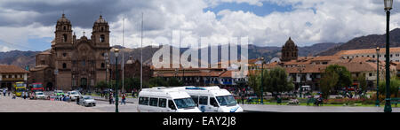 Szenen aus rund um die Plaza de Armas in Cusco, Peru. Stockfoto