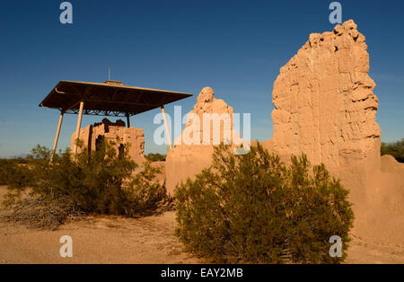 Casa Grande Ruins National Monument, Coolidge AZ Stockfoto