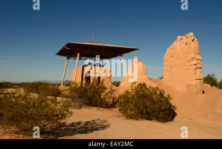 Casa Grande Ruins National Monument, Coolidge AZ Stockfoto