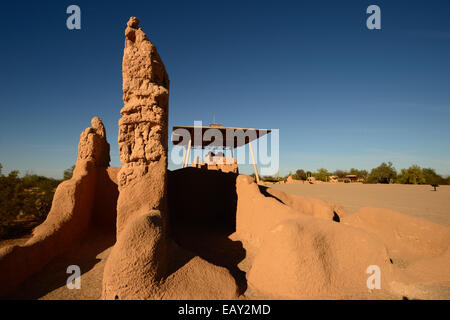 Casa Grande Ruins National Monument, Coolidge AZ Stockfoto