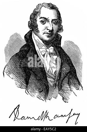 David Ramsay, 1749-1815, ein US-amerikanischer Physiker und Historiker, Porträt von David Ramsay, 1749-1815, Ein Amerikanischer physiolo- Stockfoto