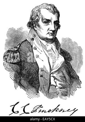 Portrait von Charles Cotesworth Pinckney, 1746-1825, US-amerikanischer Politiker, Porträt von Charles Cotesworth Pinckney, 1746-1 Stockfoto