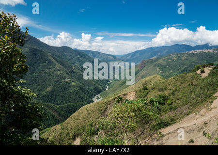 Anden-Landschaft in der Umgebung von La Paz, Bolivien Stockfoto