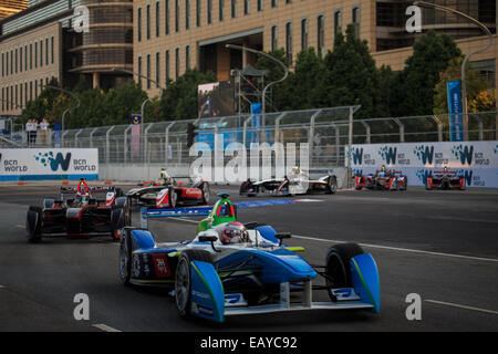 Putrajaya, Malaysia. 22. November 2014. Die Qualifyings für Runde 2 2014 FIA Formula E Putrajaya ePrix Wilayah Persekutuan Pesiaran Perdana Bezirk 5 auf Samstag, 22. November 2014 beginnt. Bildnachweis: Sharkawi Che Din/Alamy Live-Nachrichten Stockfoto