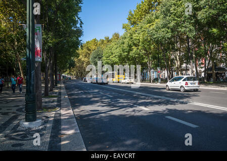 Liberty Avenue, Lissabon, Portugal Stockfoto