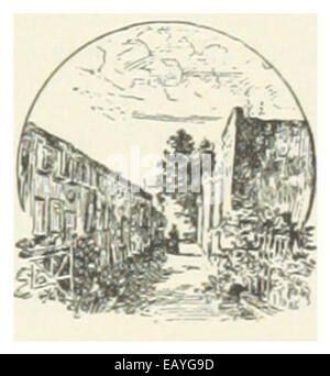 US-LA(1891) p311 zeigt einen Friedhofsspaziergang in New Orleans und zeigt das historische und kulturelle Erbe der Stadt durch seine berühmten Friedhöfe. Die Abbildung zeigt die einzigartigen oberirdischen Gräber und die reiche Geschichte, die mit diesen Stätten verbunden ist. Stockfoto