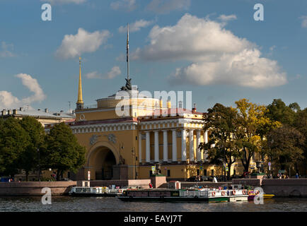 Admiralität Gebäude in Sankt Petersburg, Russland Stockfoto