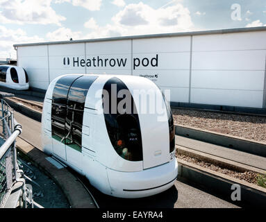 Heathrow Terminal 5 Transport pod Stockfoto