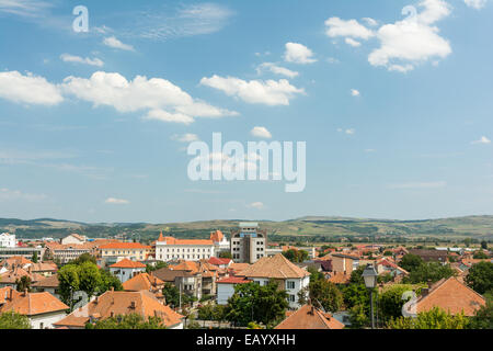 Hohen Blick auf Alba Iulia Stadt In Rumänien Stockfoto