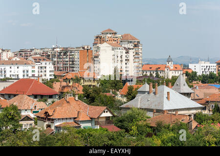 Hohen Blick auf Alba Iulia Stadt In Rumänien Stockfoto