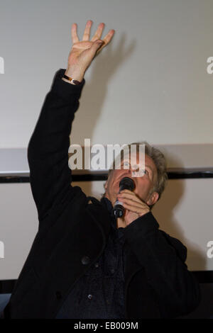 Turin, Italien, 22nd. November 2014. Der britische Filmregisseur Julien Temple empfängt beim Torino Film Festival. Stockfoto