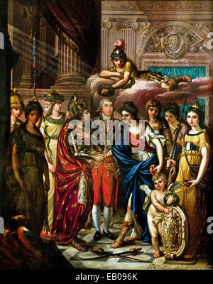 Allegorie des Friedens Basilea von Juan Clemente Brinardelli Spanien Spanisch Italienisch Italien Stockfoto