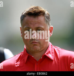 BMW PGA Championship bin Profi im Wentworth Golf Club in Virginia Water mit: Darren Gough Where: Virginia Water, United Kingdom bei: 21. Mai 2014 Stockfoto