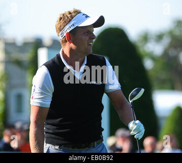 BMW PGA Championship bin Profi im Wentworth Golf Club in Virginia Water mit: Luke Donald wo: Virginia Water, United Kingdom bei: 21. Mai 2014 Stockfoto