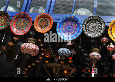 Ware auf dem Display am Camden Lock Market Stockfoto