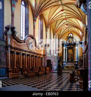 Die erzkathedralen Basilika Mariä Himmelfahrt der Jungfrau Maria und St. Andreas in Frauenburg, Polen. Stockfoto