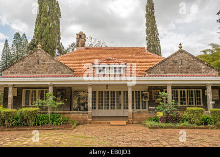 Karen Blixen Museum. Blixen war ein dänischer Autor, am bekanntesten für Out of Africa, ihr Konto in Kenia zu leben. Stockfoto