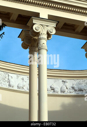 Ausstellungsgebäude Pavillon Kaninchen bei ENEA in Moskau Stockfoto