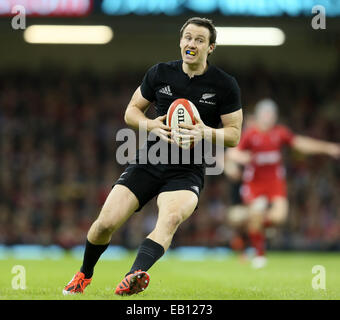 Cardiff, UK. 22. November 2014. Ben Smith von Neuseeland - Herbst-Test-Serie - Wales Vs New Zealand - Millennium Stadium - Cardiff - Wales 22. November 2014 - Bild Simon Bellis/Sportimage. © Csm/Alamy Live-Nachrichten Stockfoto